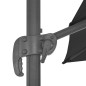 vidaXL Sombrilla de jardín con base portátil gris antracita vidaXL Sombrilla de jardín con base portátil gris antracita