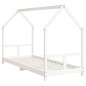 vidaXL Estructura de cama para niños madera de pino blanco 80x200 cm vidaXL Estructura de cama para niños madera de pino blanco 80x200 cm