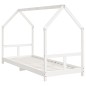 vidaXL Estructura de cama para niños madera de pino blanco 80x200 cm vidaXL Estructura de cama para niños madera de pino blanco 80x200 cm