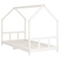 vidaXL Estructura de cama para niños madera de pino blanco 90x190 cm vidaXL Estructura de cama para niños madera de pino blanco 90x190 cm