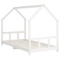 vidaXL Estructura de cama para niños madera de pino blanco 90x190 cm vidaXL Estructura de cama para niños madera de pino blanco 90x190 cm