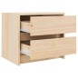 vidaXL Mesita de noche madera maciza de pino 40x31x35,5 cm vidaXL Mesita de noche madera maciza de pino 40x31x35,5 cm