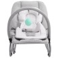vidaXL Hamaca mecedora para bebés de acero gris claro vidaXL Hamaca mecedora para bebés de acero gris claro