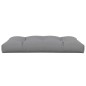 vidaXL Cojín para muebles de palets tela gris 120x80x12 cm