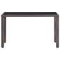 vidaXL Set comedor de jardín 5 piezas y cojines ratán sintético marrón vidaXL Set comedor de jardín 5 piezas y cojines ratán sintético marrón
