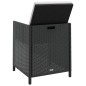 vidaXL Set comedor de jardín 11 pzas ratán sintético y madera negro vidaXL Set comedor de jardín 11 pzas ratán sintético y madera negro