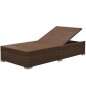 vidaXL Set muebles de jardín 3 piezas y cojines ratán sintético marrón vidaXL Set muebles de jardín 3 piezas y cojines ratán sintético marrón