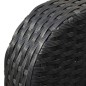 vidaXL Set de muebles de jardín 4 pzas y cojines ratán sintético negro vidaXL Set de muebles de jardín 4 pzas y cojines ratán sintético negro