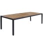 vidaXL Set comedor de jardín 11 piezas y cojines ratán sintético negro vidaXL Set comedor de jardín 11 piezas y cojines ratán sintético negro