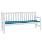 vidaXL Cojín de banco de jardín tela Oxford azul 180x50x3 cm vidaXL Cojín de banco de jardín tela Oxford azul 180x50x3 cm