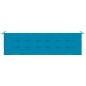 vidaXL Cojín de banco de jardín tela Oxford azul 180x50x3 cm vidaXL Cojín de banco de jardín tela Oxford azul 180x50x3 cm