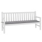 vidaXL Cojín de banco de jardín tela Oxford gris 180x50x3 cm vidaXL Cojín de banco de jardín tela Oxford gris 180x50x3 cm