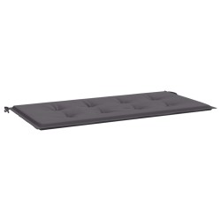 vidaXL Cojín de banco de jardín tela Oxford gris antracita 100x50x3 cm