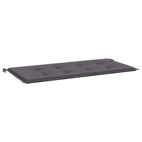 vidaXL Cojín de banco de jardín tela Oxford gris antracita 100x50x3 cm