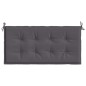 vidaXL Cojín de banco de jardín tela Oxford gris antracita 100x50x3 cm vidaXL Cojín de banco de jardín tela Oxford gris antracita 100x50x3 cm