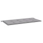 vidaXL Cojín de banco de jardín tela Oxford gris 120x50x3 cm