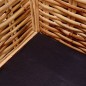 vidaXL Juego de sofás para jardín con cojines 2 piezas ratán natural vidaXL Juego de sofás para jardín con cojines 2 piezas ratán natural