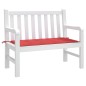 vidaXL Cojín para banco de jardín tela Oxford rojo 120x50x3 cm vidaXL Cojín para banco de jardín tela Oxford rojo 120x50x3 cm
