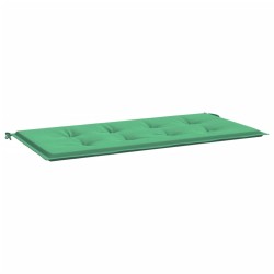 vidaXL Cojín de banco de jardín tela Oxford verde 120x50x3 cm