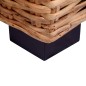 vidaXL Juego de sofás para jardín con cojines 2 piezas ratán natural vidaXL Juego de sofás para jardín con cojines 2 piezas ratán natural