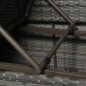 vidaXL Set de muebles de jardín 4 piezas y cojines ratán PE gris