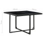 vidaXL Set comedor de jardín 5 piezas y cojines ratán sintético negro vidaXL Set comedor de jardín 5 piezas y cojines ratán sintético negro