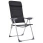 vidaXL Sillas de camping de aluminio 2 unidades negras 58x69x111 cm vidaXL Sillas de camping de aluminio 2 unidades negras 58x69x111 cm