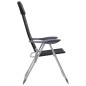 vidaXL Sillas de camping de aluminio 2 unidades negras 58x69x111 cm vidaXL Sillas de camping de aluminio 2 unidades negras 58x69x111 cm