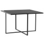 vidaXL Set comedor de jardín 5 piezas y cojines ratán sintético negro vidaXL Set comedor de jardín 5 piezas y cojines ratán sintético negro
