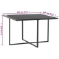 vidaXL Set comedor de jardín 5 piezas y cojines ratán sintético negro vidaXL Set comedor de jardín 5 piezas y cojines ratán sintético negro