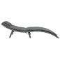 vidaXL Set de muebles de jardín plegables 3 pzas ratán sintético gris vidaXL Set de muebles de jardín plegables 3 pzas ratán sintético gris