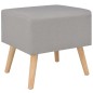 vidaXL Mesitas de noche 2 unidades 40x35x40 cm tela gris vidaXL Mesitas de noche 2 unidades 40x35x40 cm tela gris
