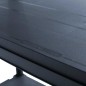 vidaXL Estantería de plástico 500 kg 100x40x180 cm negro