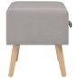 vidaXL Mesitas de noche 2 unidades 40x35x40 cm tela gris vidaXL Mesitas de noche 2 unidades 40x35x40 cm tela gris