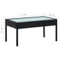 vidaXL Set de muebles de jardín 4 pzas y cojines ratán sintético negro