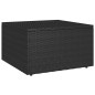 vidaXL Set de muebles de jardín 4 pzas y cojines ratán sintético negro vidaXL Set de muebles de jardín 4 pzas y cojines ratán sintético negro