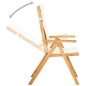 vidaXL Sillas de jardín reclinables 2 uds madera acacia maciza marrón vidaXL Sillas de jardín reclinables 2 uds madera acacia maciza marrón