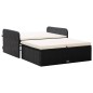 vidaXL Set muebles de jardín 2 piezas y cojines ratán sintético negro vidaXL Set muebles de jardín 2 piezas y cojines ratán sintético negro
