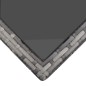 vidaXL Set de comedor de jardín 5 pzas y cojines ratán sintético gris vidaXL Set de comedor de jardín 5 pzas y cojines ratán sintético gris