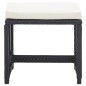 vidaXL Set comedor de jardín 17 piezas y cojines ratán sintético negro vidaXL Set comedor de jardín 17 piezas y cojines ratán sintético negro