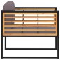 vidaXL Sillas jardín 2 uds y cojines madera maciza acacia gris oscuro vidaXL Sillas jardín 2 uds y cojines madera maciza acacia gris oscuro