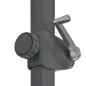 vidaXL Sombrilla de jardín con base portátil gris antracita vidaXL Sombrilla de jardín con base portátil gris antracita