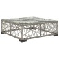 vidaXL Set de muebles de jardín 8 pzas y cojines ratán sintético gris