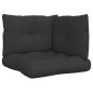 vidaXL Cojines para palets 3 piezas tela negro vidaXL Cojines para palets 3 piezas tela negro