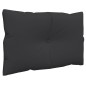 vidaXL Cojines para palets 3 piezas tela negro vidaXL Cojines para palets 3 piezas tela negro
