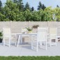 vidaXL Cojín silla jardín respaldo bajo 4 uds tela Oxford crema vidaXL Cojín silla jardín respaldo bajo 4 uds tela Oxford crema