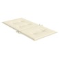 vidaXL Cojín silla jardín respaldo bajo 4 uds tela Oxford crema vidaXL Cojín silla jardín respaldo bajo 4 uds tela Oxford crema
