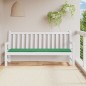 vidaXL Cojín de banco de jardín tela Oxford verde 200x50x3 cm vidaXL Cojín de banco de jardín tela Oxford verde 200x50x3 cm