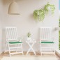 vidaXL Cojín silla jardín respaldo bajo 2 uds tela Oxford verde vidaXL Cojín silla jardín respaldo bajo 2 uds tela Oxford verde