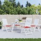 vidaXL Cojines de silla de jardín 4 uds tela rojo 40x40x3 cm vidaXL Cojines de silla de jardín 4 uds tela rojo 40x40x3 cm